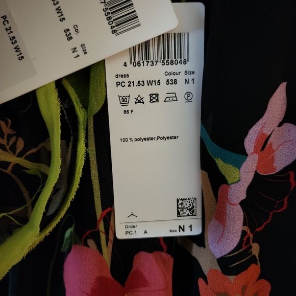 Marc Cain Floral Summer Dress NWT - Picture 2 of 6